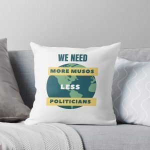 We Need More Musos Throw Pillow